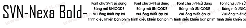 SVN-Nexa Bold字体转换